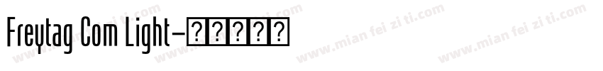 Freytag Com Light字体转换